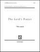 The Lord's Prayer TTBB choral sheet music cover